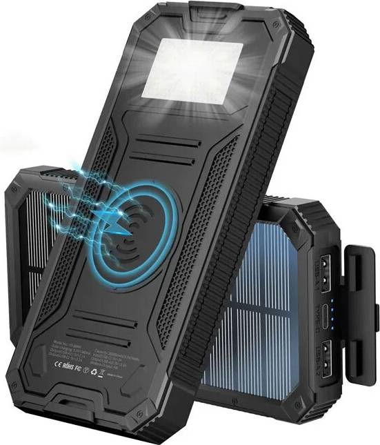 Xiaomi powerbank 20000mAh Solar Power Bank Fast Wireless