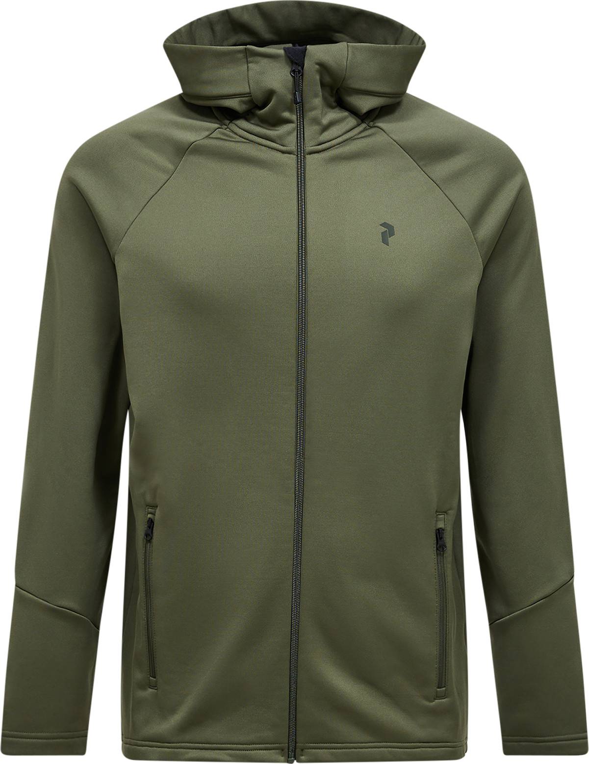 Peak Performance Rider Essentials Zip Hood Pine Needle