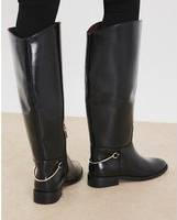 Black High Leg Riding Boots