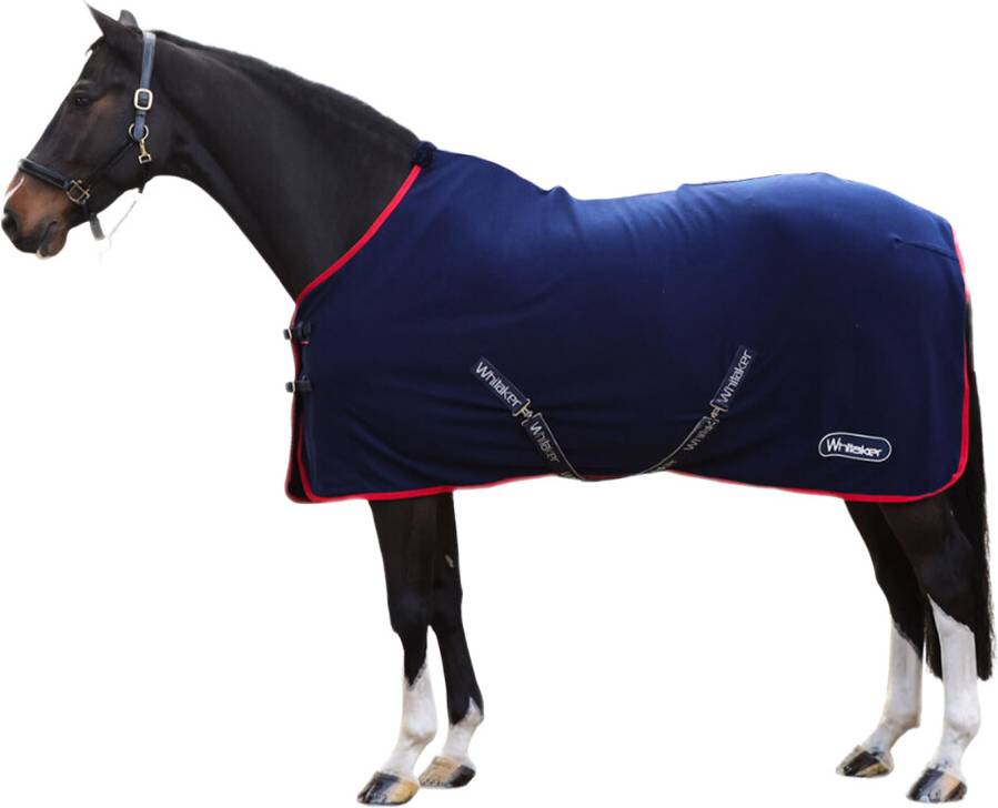 Whitaker Rastrick V2 Standard-Neck Fleece Horse Rug - Navy