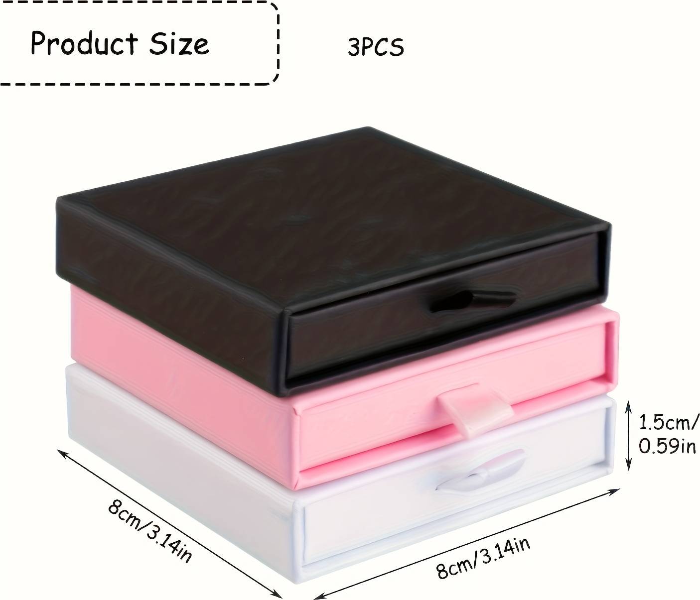 Temu Jewelry Box Storage Box 3 Pcs