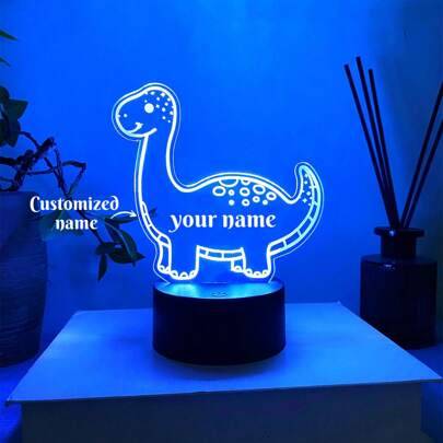 Shein Customizable 3D Multi-Color Dinosaur Night Light