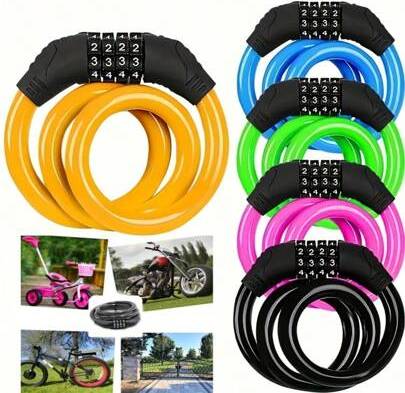 Combination lock Shein Resettable Steel Combination Lock