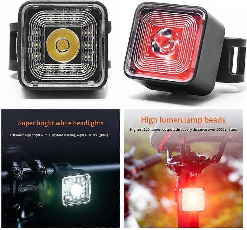 Furtalk Waterproof Light Brake Sensing Rear Light Set
