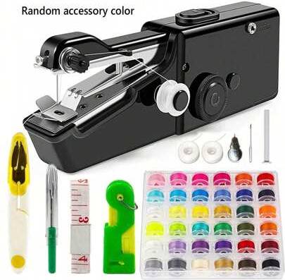 Portable sewing machine Shein Portable Handheld Sewing Machine Kit