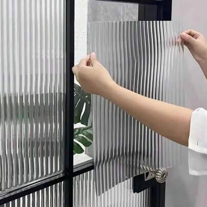 Shein Reeded Decorative Glass Privacy Window Film