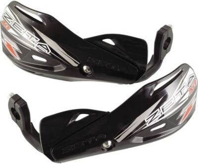 Impact X3 Handguards Motocross Off-Road Enduro Racing Green Lane - Black
