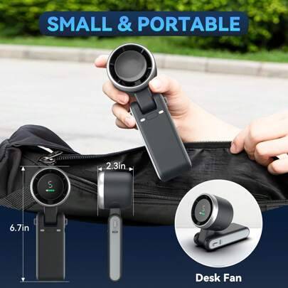 Shein Portable Handheld Turbo Fan 3-In-1