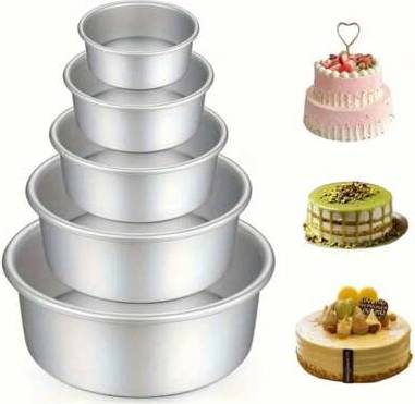 Shein Runde Aluminium Set Kuchenform