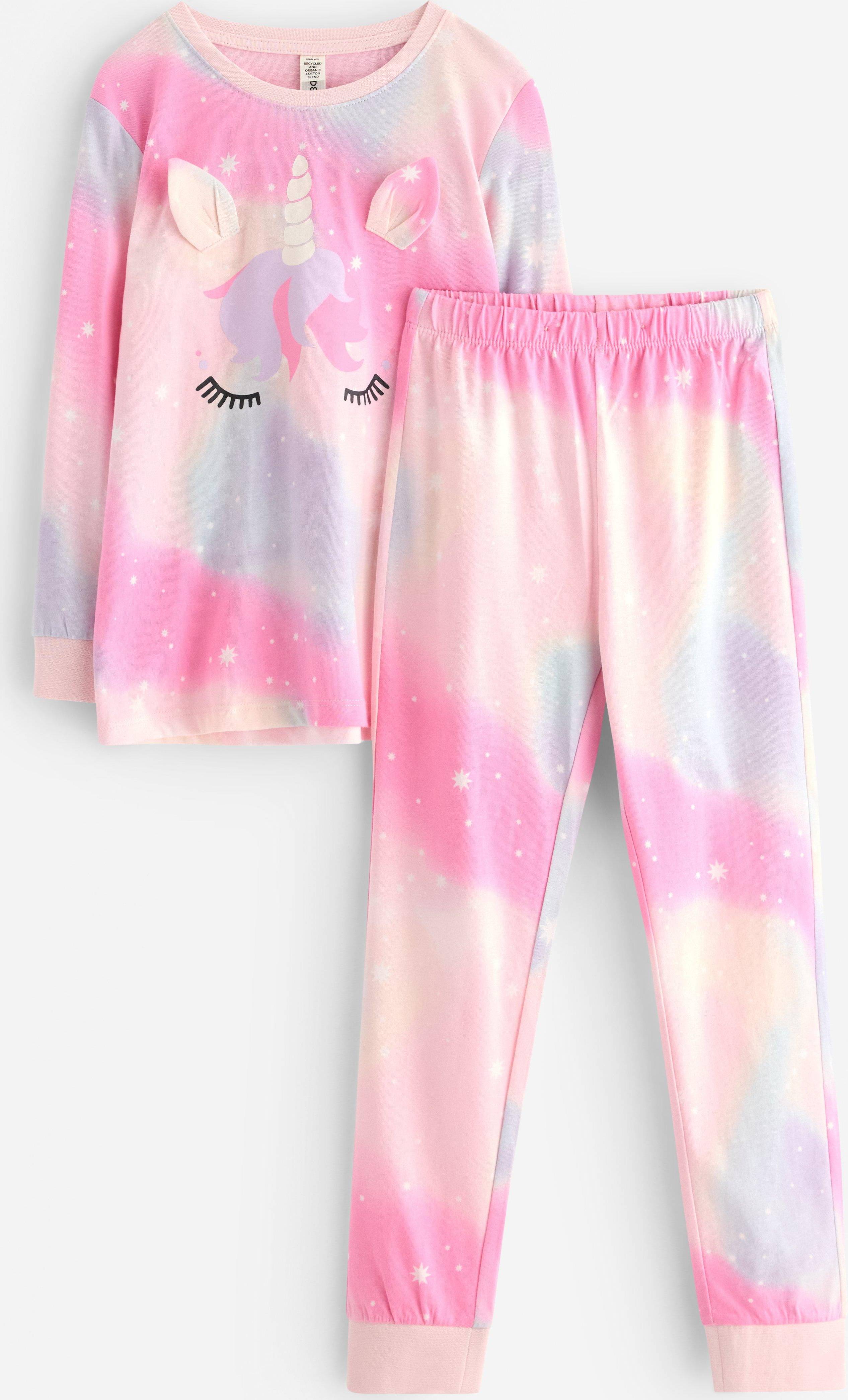 Lindex Pyjamasset Med Enhörning - Rosa