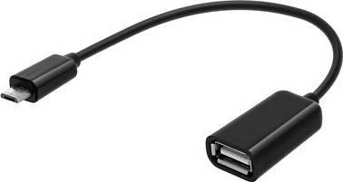 Micro-USB USB Adapter Schwarz