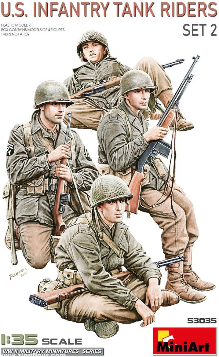 Miniart 1:35 US Infantry Tank Riders Set