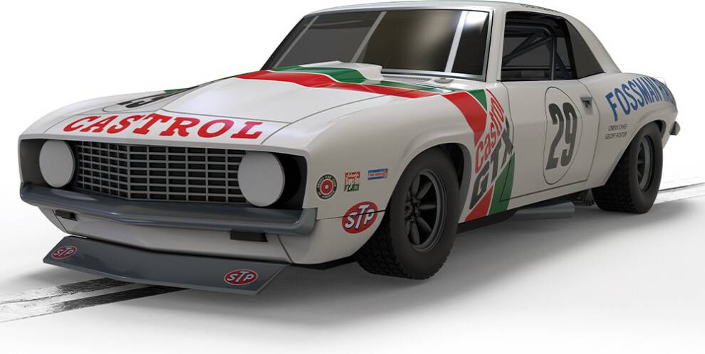 Scalextric C4643 Chevrolet Camaro Castrol Racing Trans