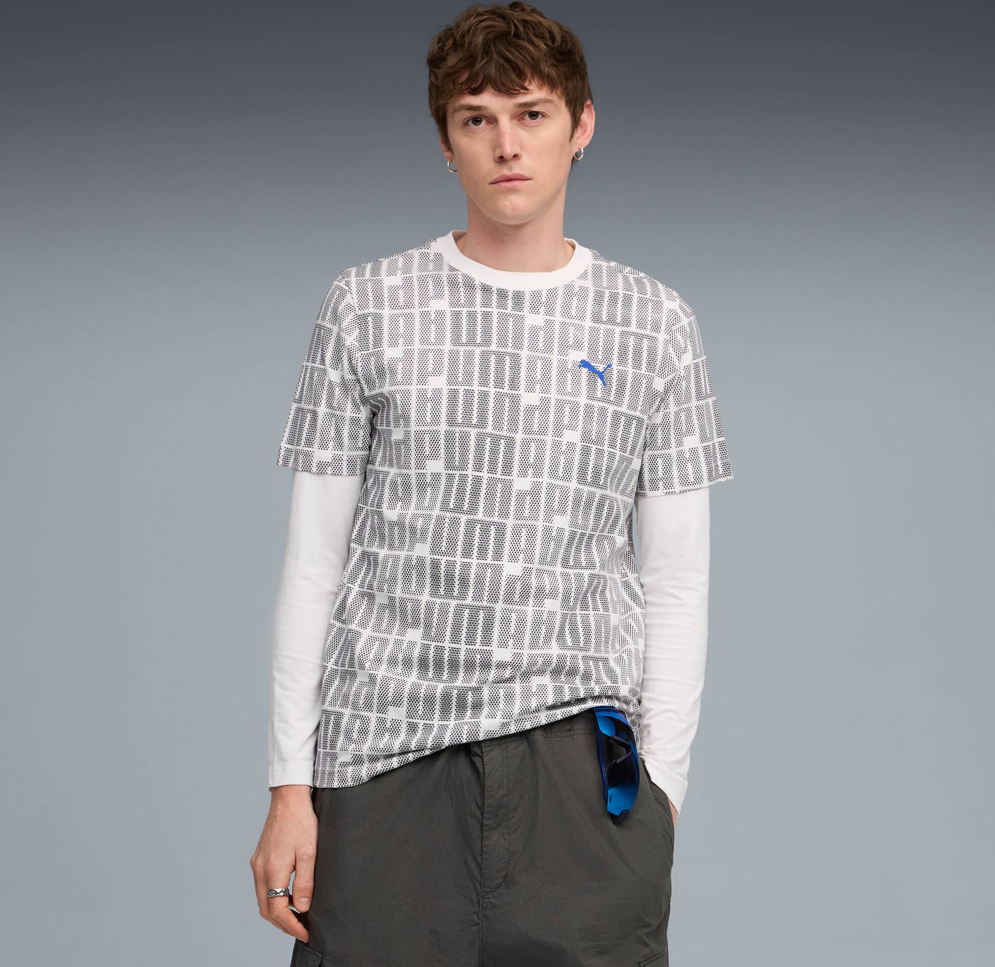 Puma Essentials Logo Lab Tee Men - Vit
