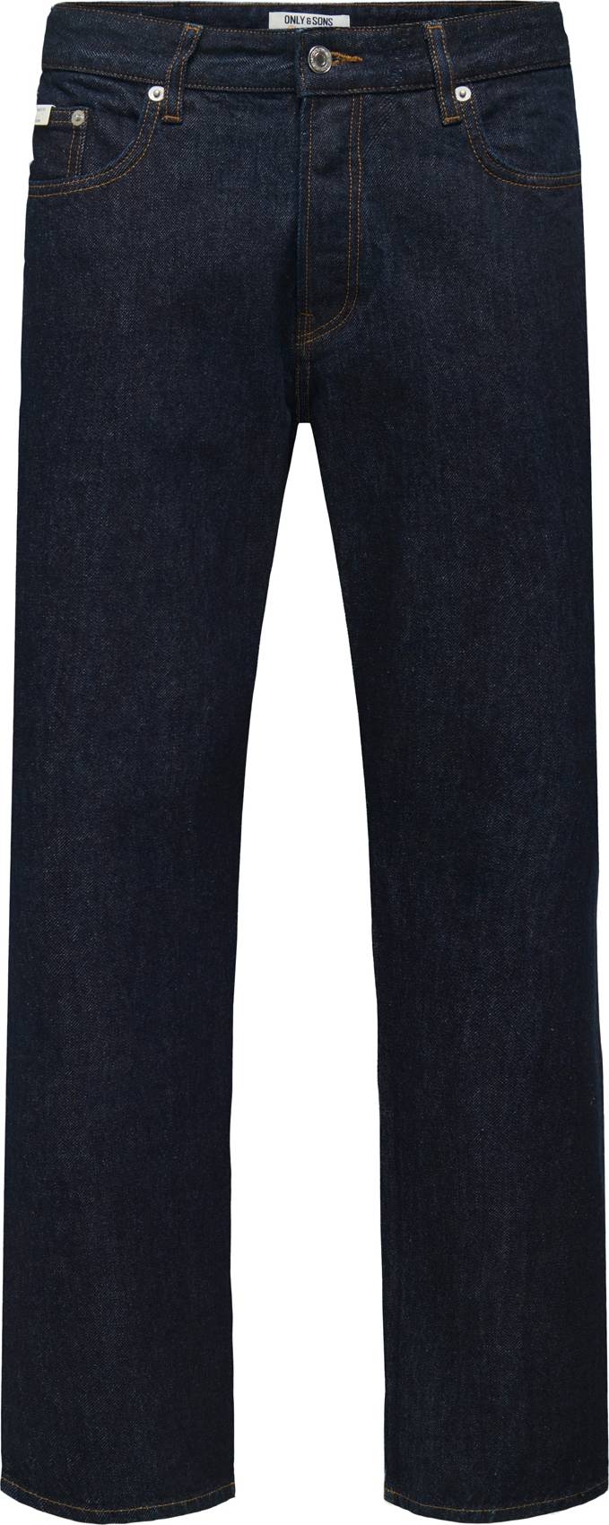 Only & Sons Mid Rise Straight Fit Jeans Blue