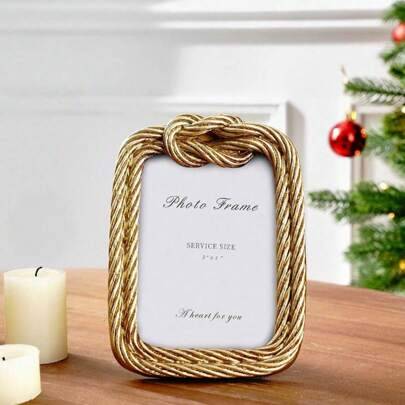 Shein European Style Rope Gold Photo Frame