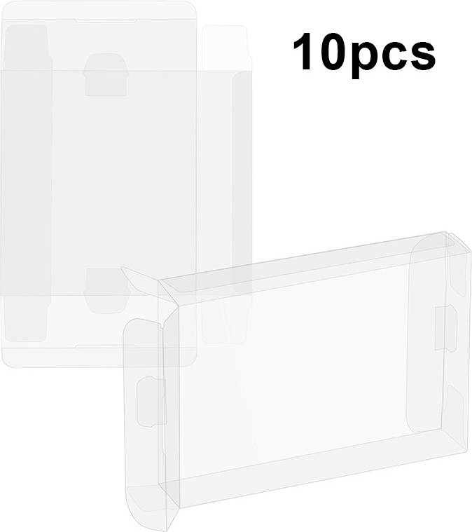Temu 10pcs For Snes N64 Game Card Protection Box