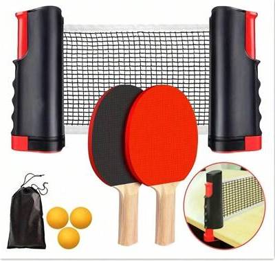 Shein Portable Ping Pong Racket Kit