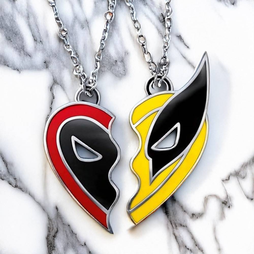 Deadpool Wolverine Set 2 Necklaces