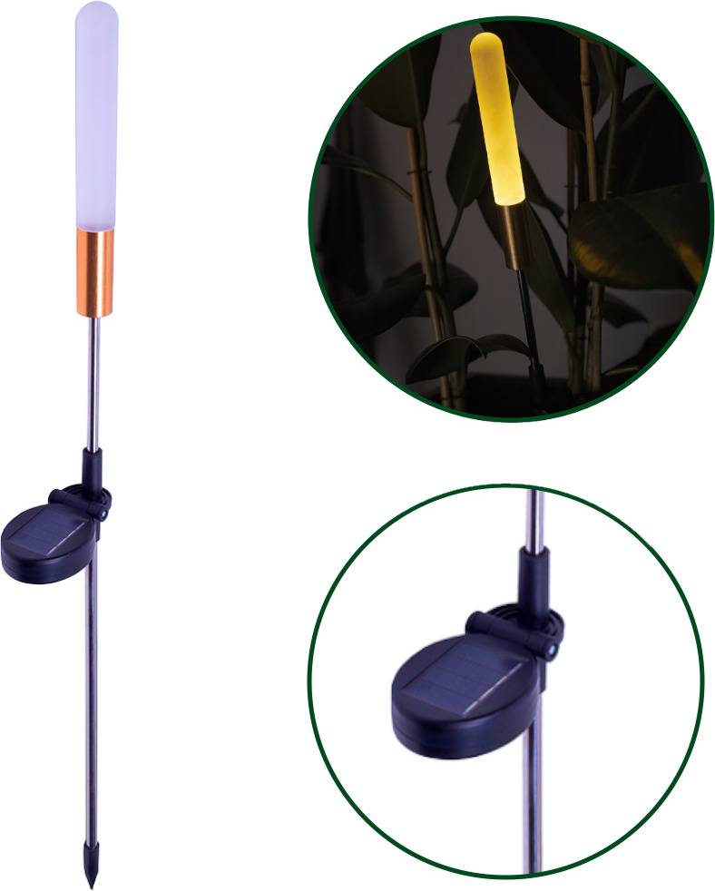Solarlampe LED FLS-72 Rund 3000K 600mAh