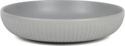 George Home Grey Ribbed Pasta Soup Bowl