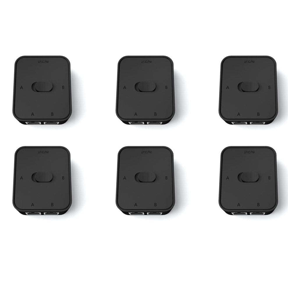 Melitt 2 Port RJ45 LAN CAT6 Network Switch Selector