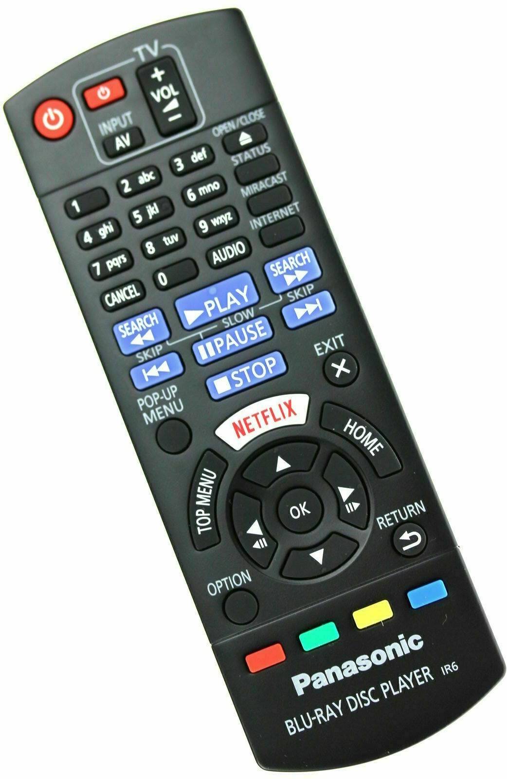 Panasonic DMP-BDT360EB-K Blu Ray Remote Control