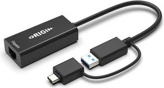 Storage usb Origin Storage USB3.0 USB-C To RJ45 Gigabit Ethernet Adapter