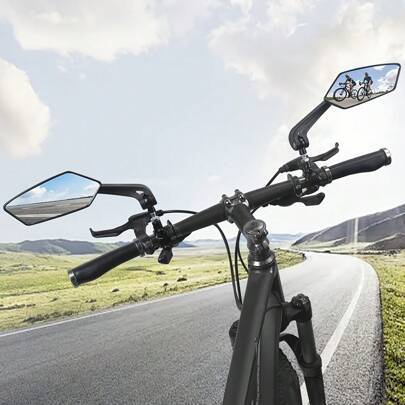 Shein Adjustable Bicycle Rearview Mirror Wide Angle