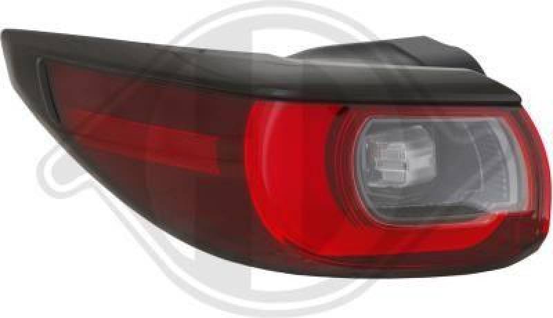 Diederichs Rear Light Outer Section 5631191