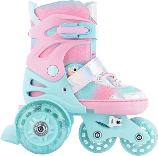 Pattini In Linea Bambina FunActiv Twixer Rosa