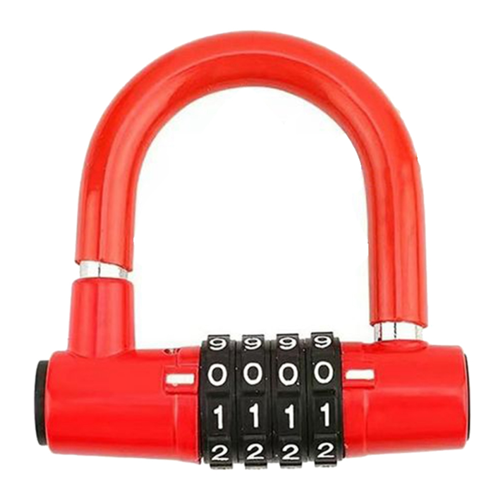 Saudism 4 Digit Code Bicycle Security Lock