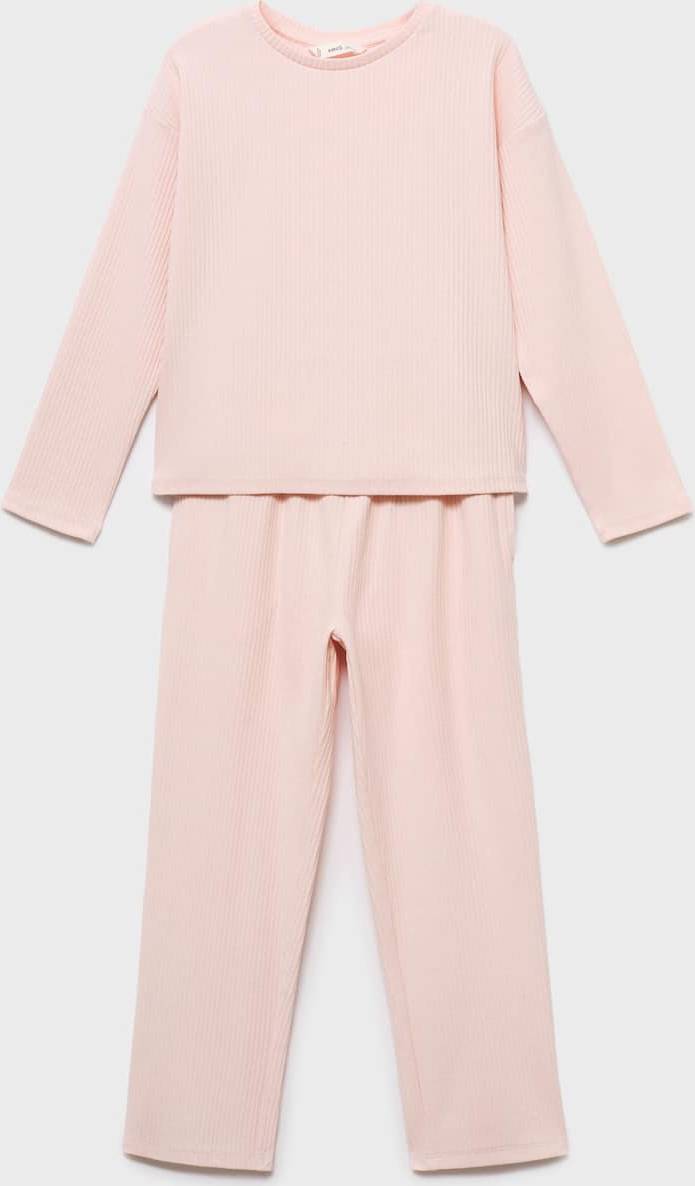 Mango Cotton Long Pyjamas - Rosa