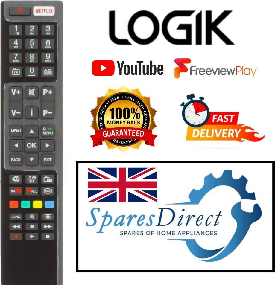 Logik L49UE18 Replacement TV Remote Control