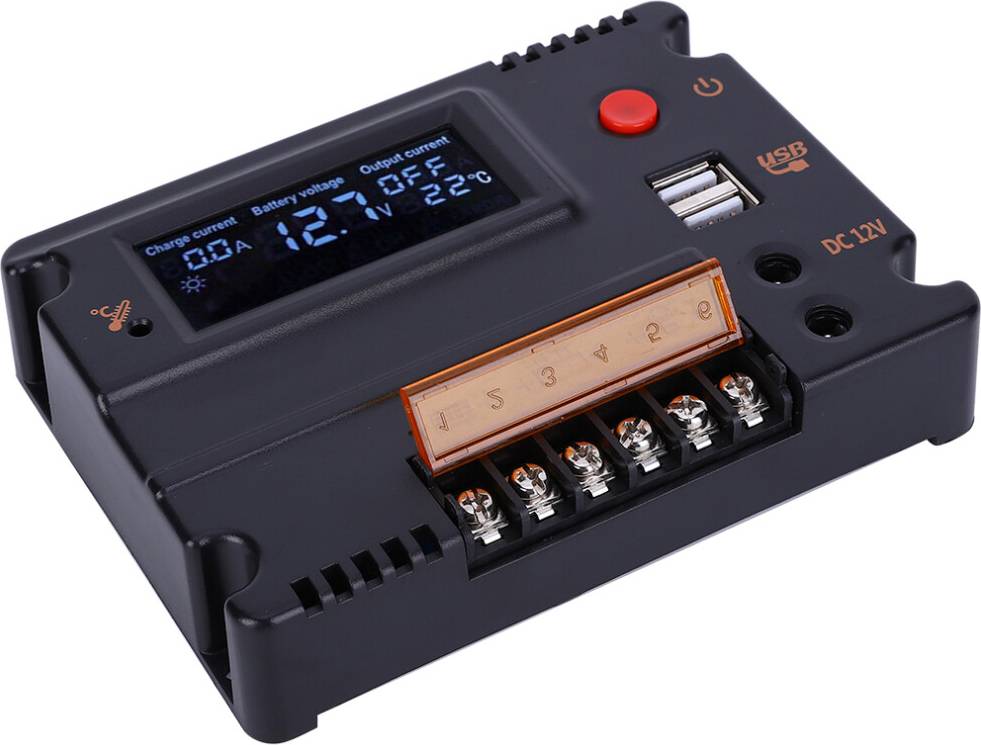 Solar Panel Regulator 10A LCD Backlight Display