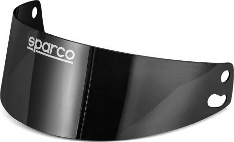 Sparco Visor For Rj Rji Carbon Helmets - Dark Smoke