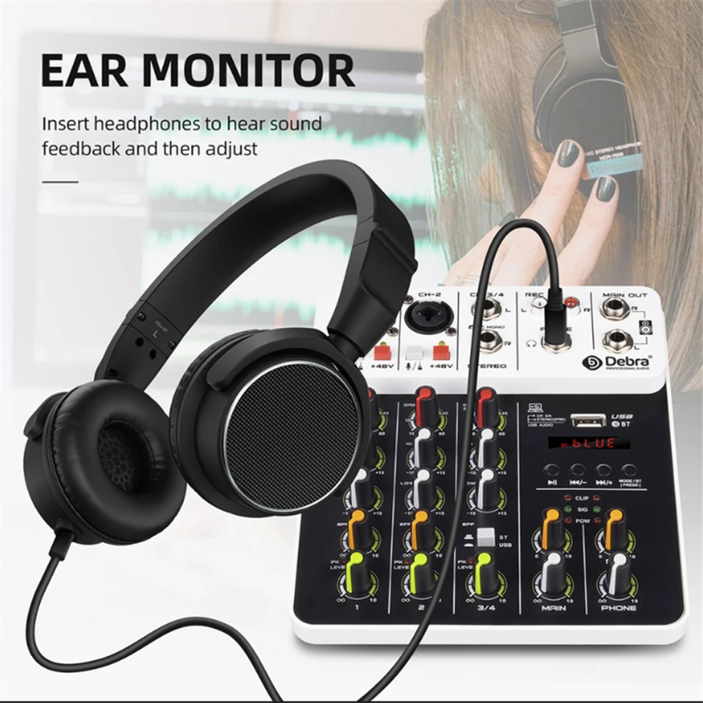 Debra V4 Audio Interface Mixing Console EU Plug