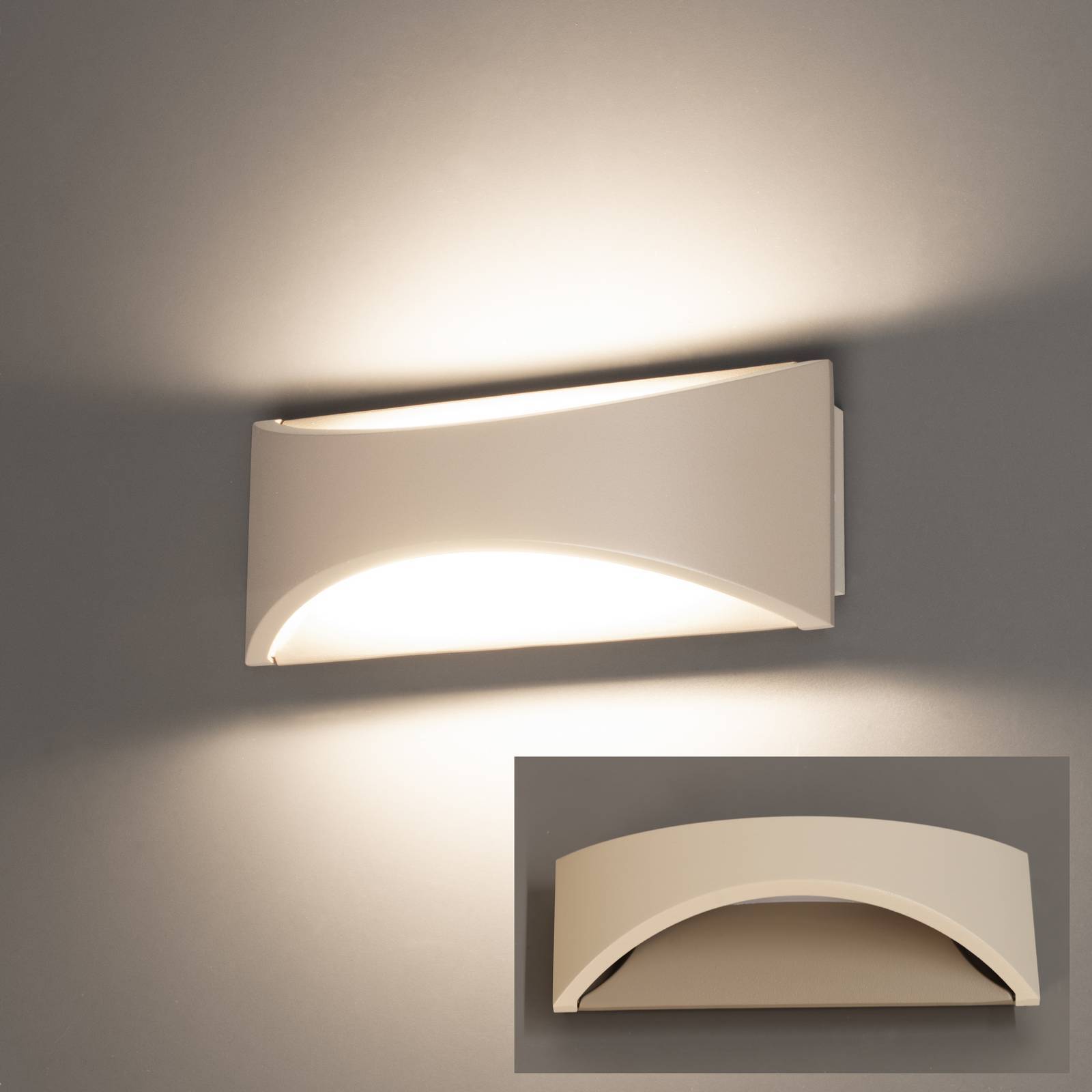 LED Væglampe Rio 23 cm Metal