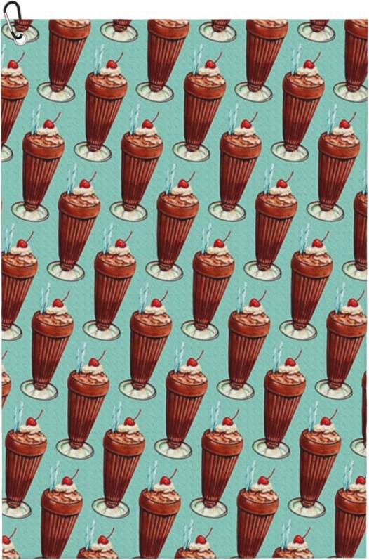 WHIBOS Chocolate Milkshake Pattern Blue 4323