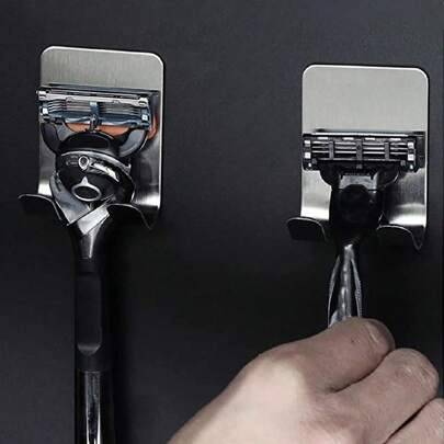 Shein Stainless Steel Punch-Free Razor Holder