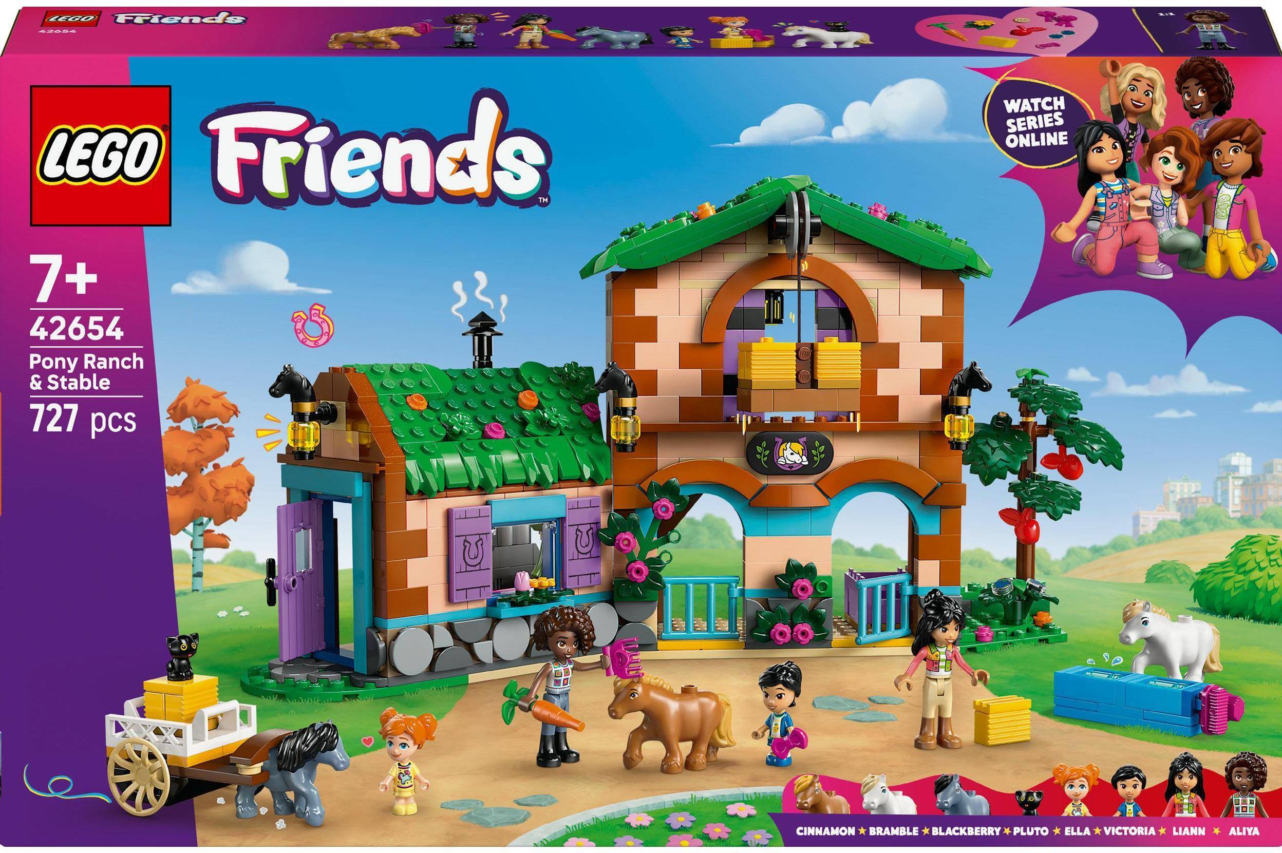 LEGO Friends Pony Ranch and Stable Building Set 42654