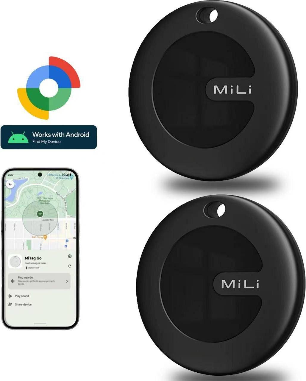SmartTag Bluetooth Tracker Android 2-Pack