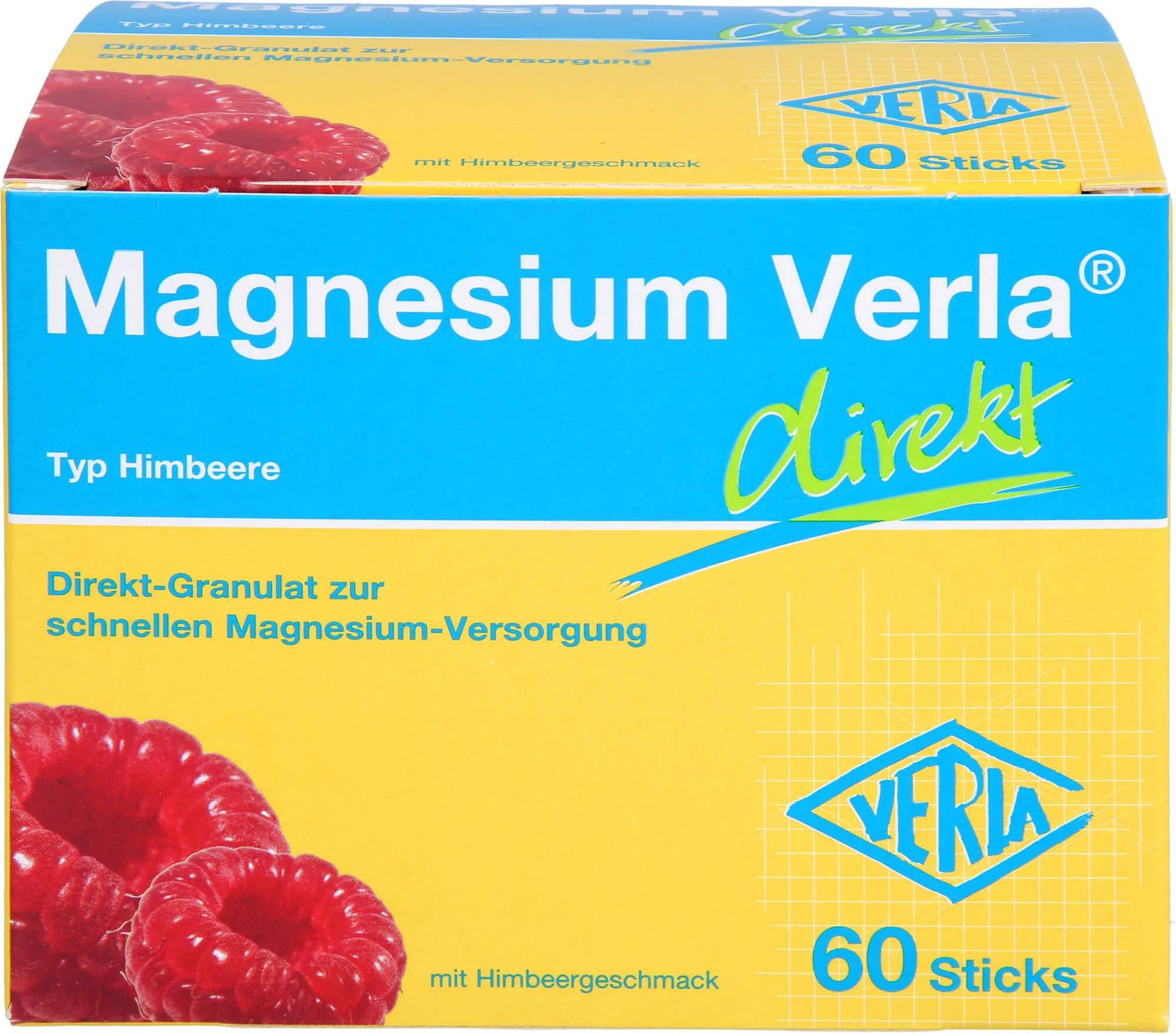 Verla Magnesium Direct Granules Raspberry 60 pcs