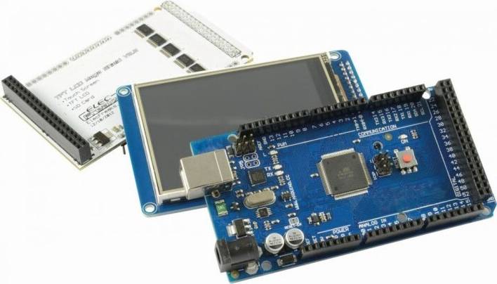 Allnet 4duino Board Mega 2560 R3 Touch Screen Kit