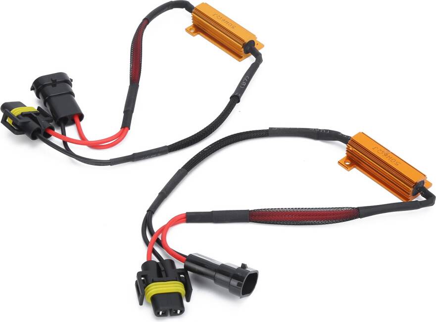 2pcs H11 LED Fog Light Decoder 50W
