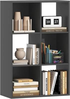 Homcom 6-Cube Bookshelf Display Unit Book Shelf