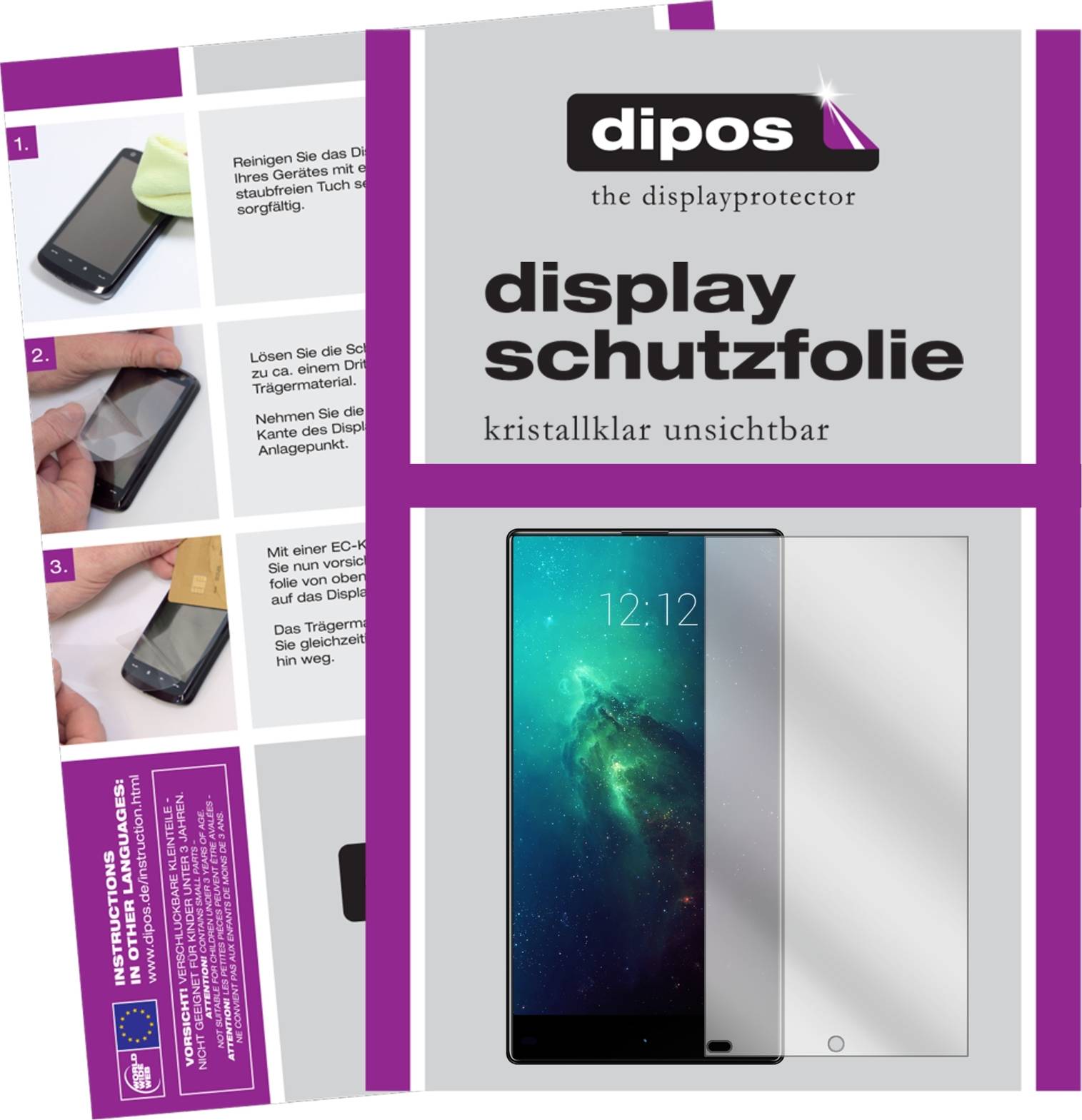 Dipos 6x Screen Protector For Mix Plus Crystal