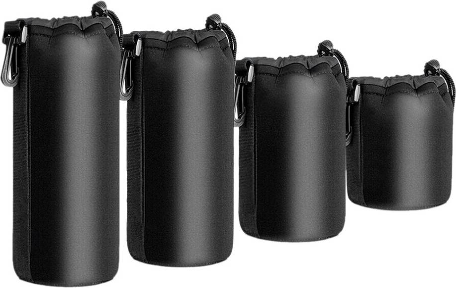 4pcs Camera Case Lens Pouch Set