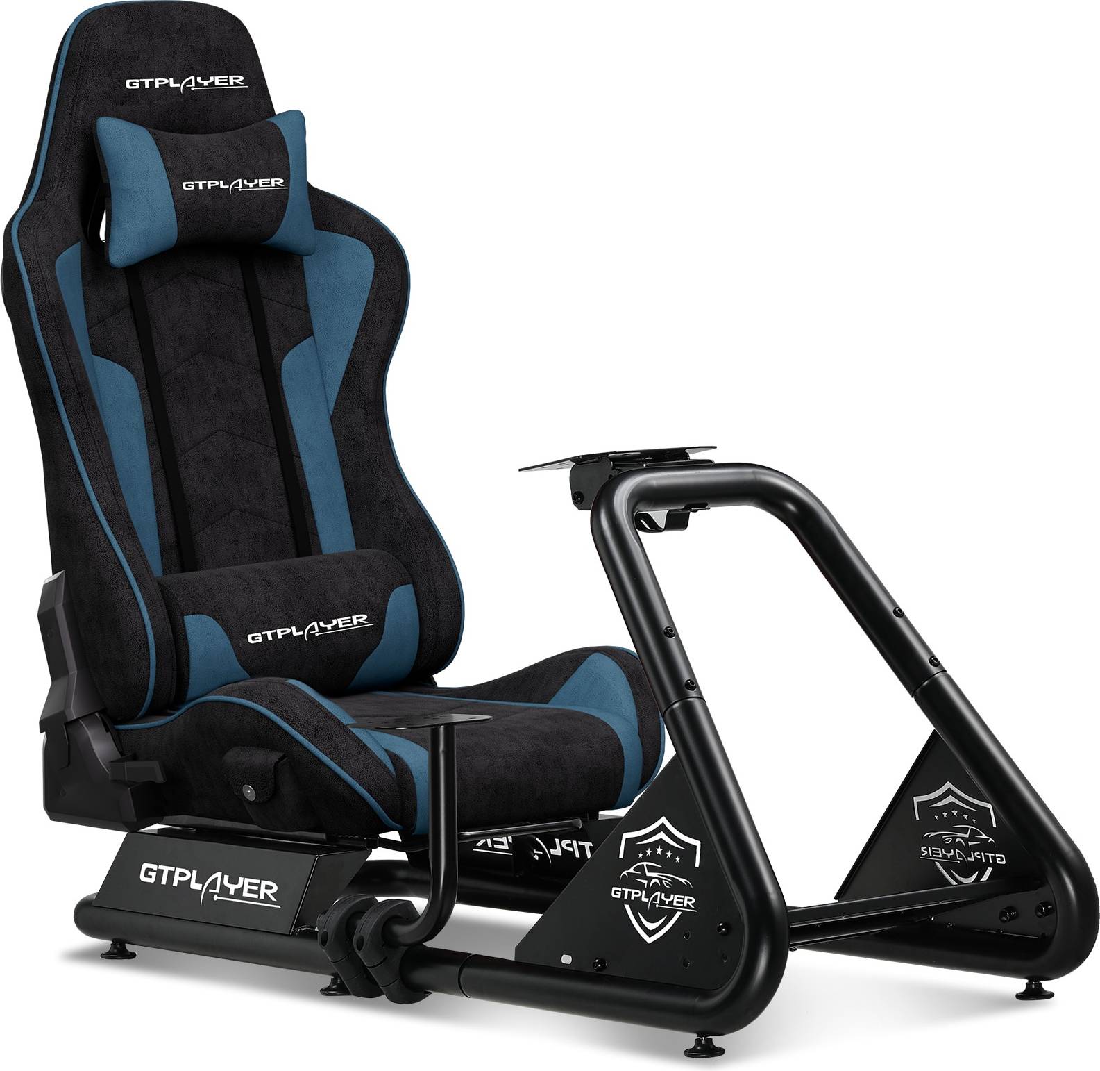 Racing simulator seat GTPLAYER Blue Video Racing Simulator Cockpit X3-890-BL-N