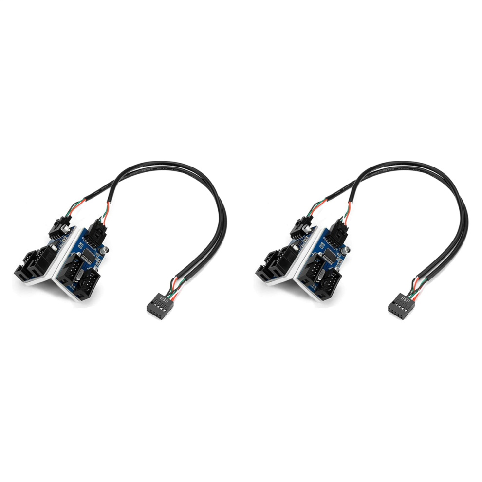 USB 2.0 9Pin Header 1 To 4 Extension Hub